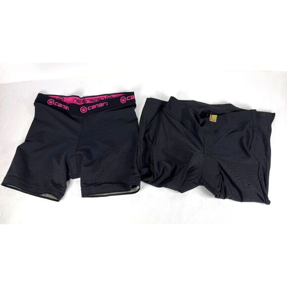 Pants - CANARI and Nishiki Capri Bike Pants Womens Black Padded Cycling Shorts Size M